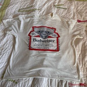 Budweiser King of Beers White Tshirt